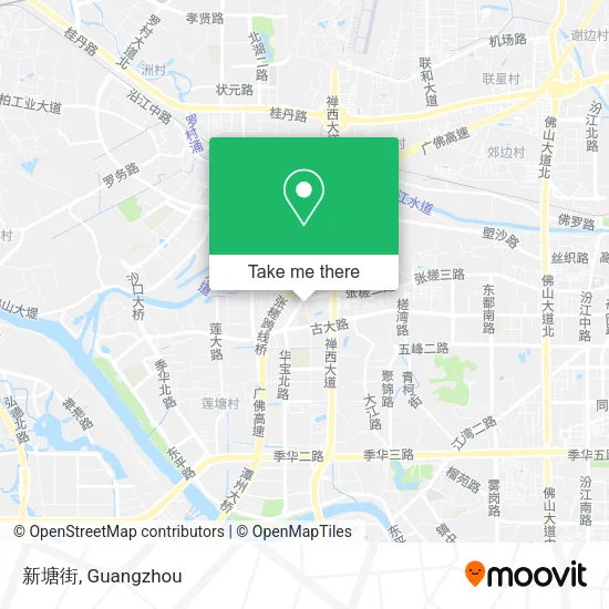 新塘街 map