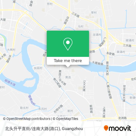 北头升平直街/连南大路(路口) map