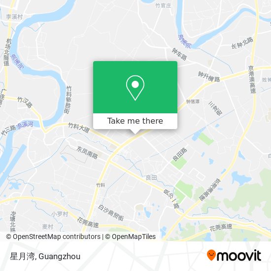 星月湾 map