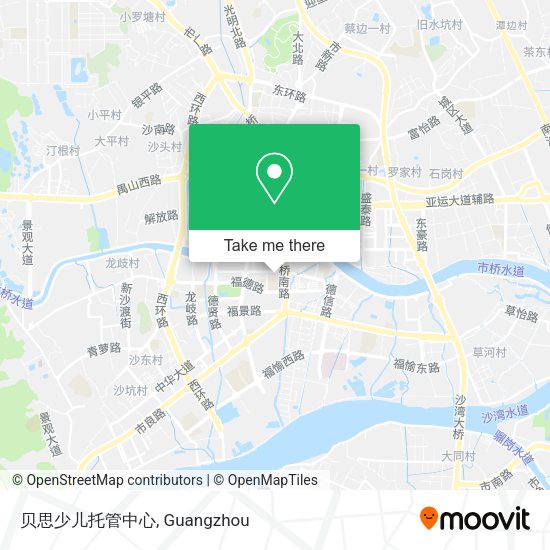 贝思少儿托管中心 map