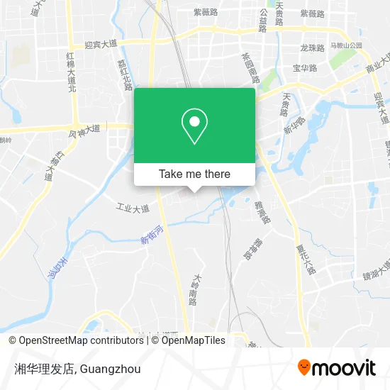 湘华理发店 map