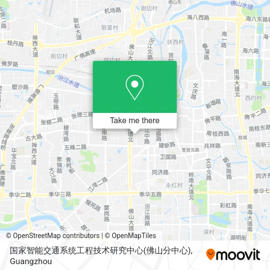国家智能交通系统工程技术研究中心(佛山分中心) map