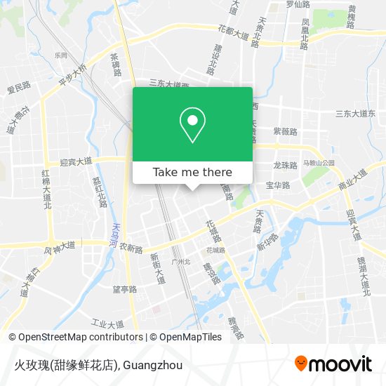 火玫瑰(甜缘鲜花店) map