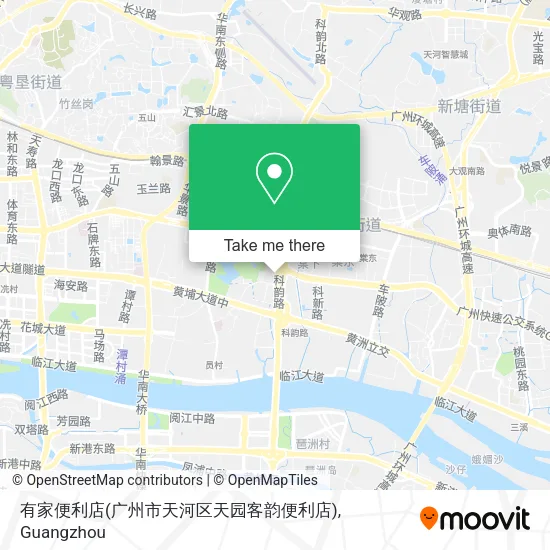有家便利店(广州市天河区天园客韵便利店) map