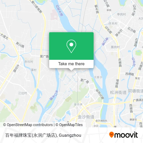 百年福牌珠宝(永润广场店) map