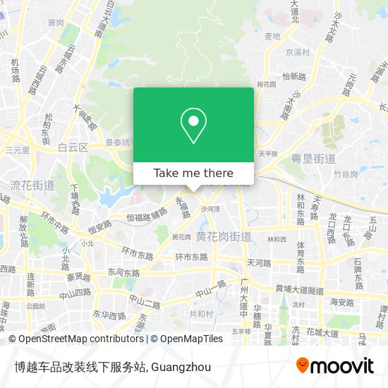博越车品改装线下服务站 map