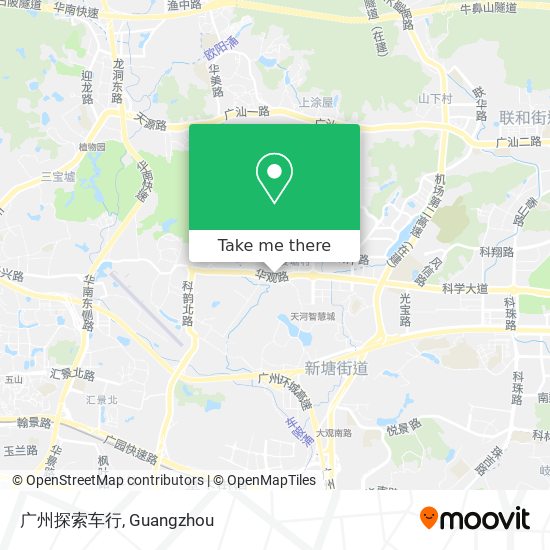 广州探索车行 map