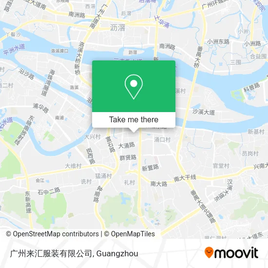 广州来汇服装有限公司 map