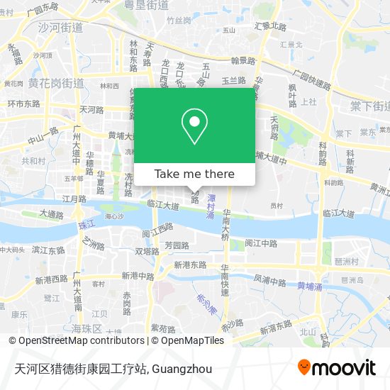天河区猎德街康园工疗站 map