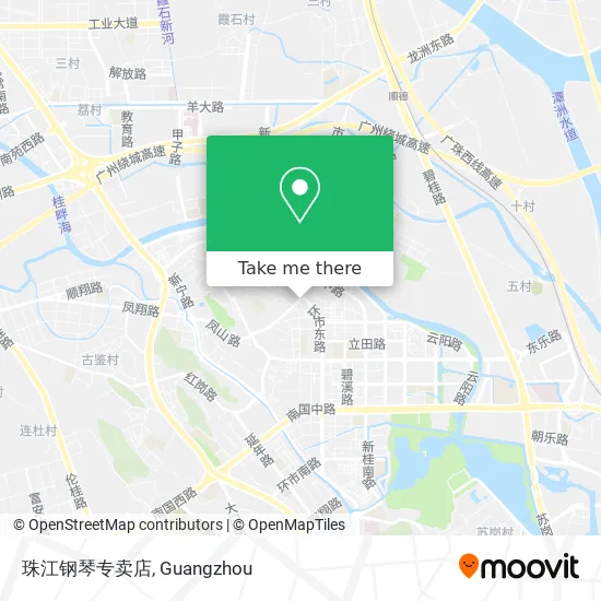 珠江钢琴专卖店 map
