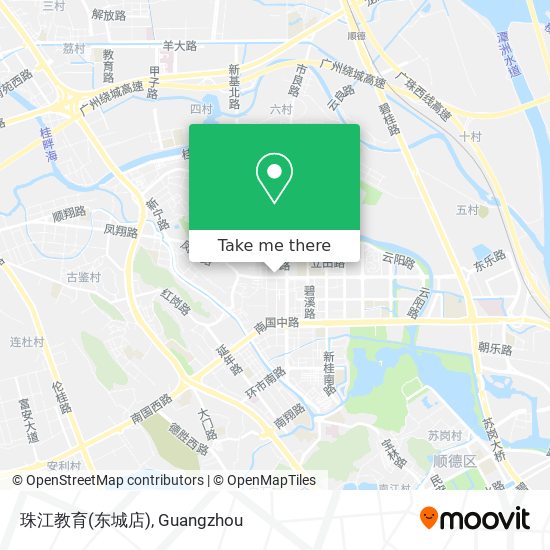 珠江教育(东城店) map