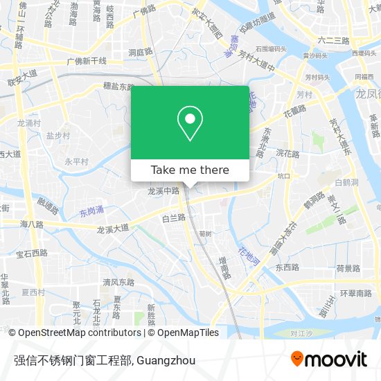 强信不锈钢门窗工程部 map