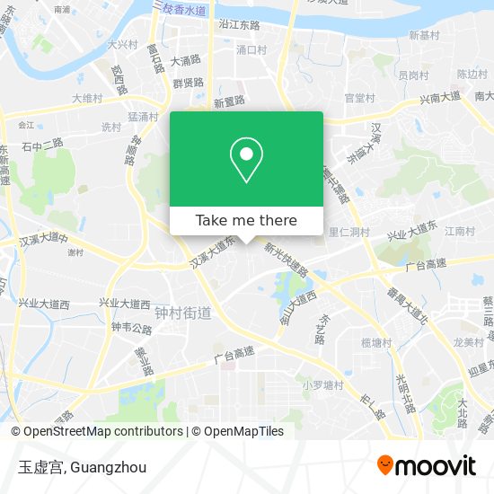 玉虚宫 map