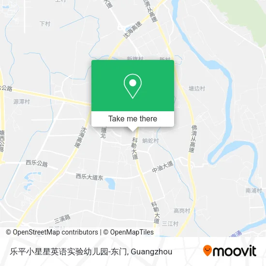 乐平小星星英语实验幼儿园-东门 map