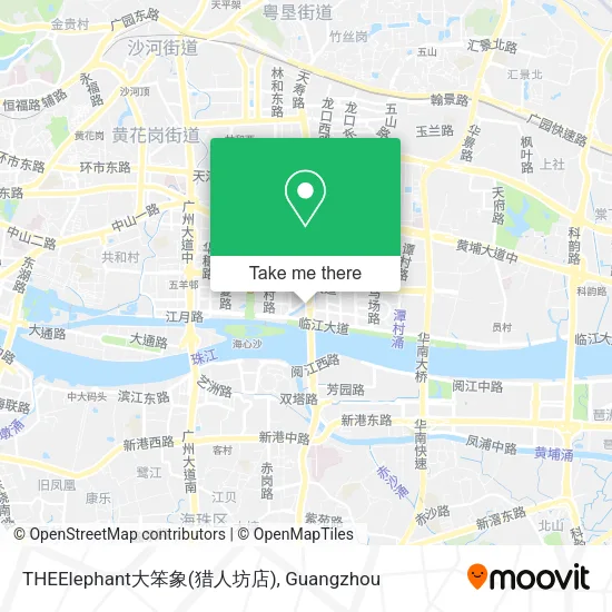 THEElephant大笨象(猎人坊店) map
