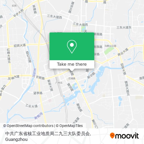 中共广东省核工业地质局二九三大队委员会 map