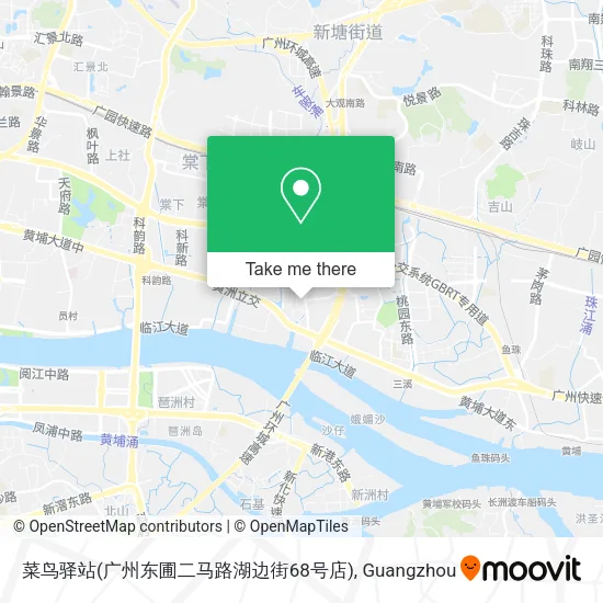 菜鸟驿站(广州东圃二马路湖边街68号店) map