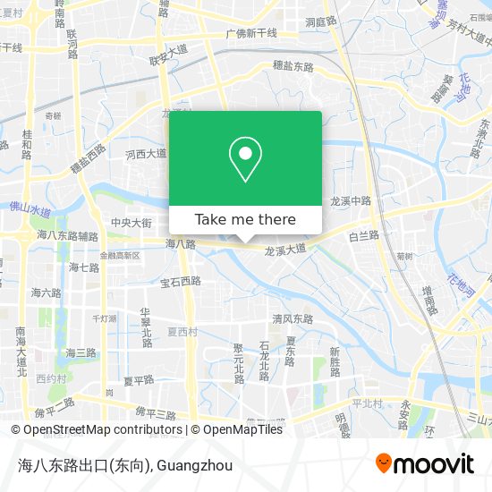 海八东路出口(东向) map