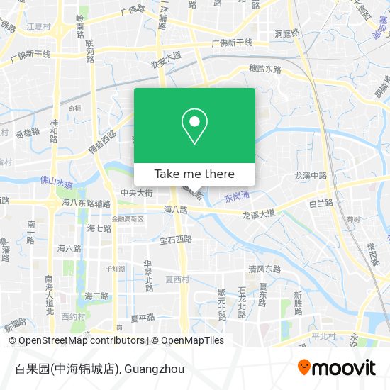 百果园(中海锦城店) map