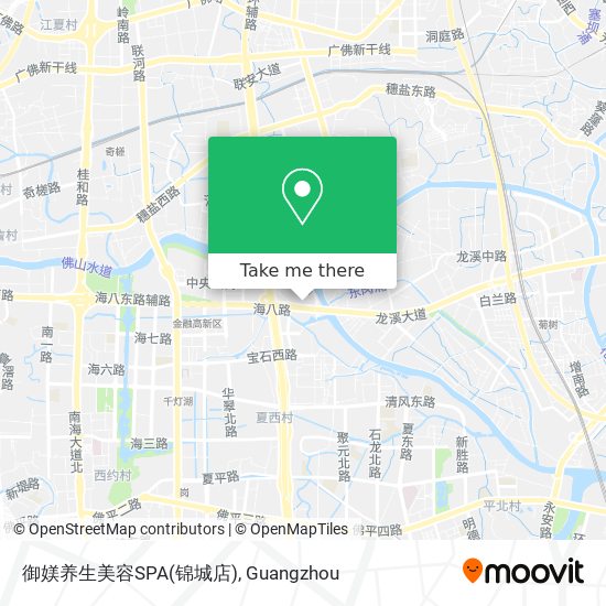 御媄养生美容SPA(锦城店) map