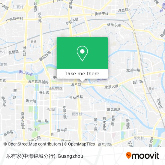 乐有家(中海锦城分行) map