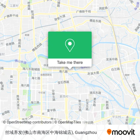 丝域养发(佛山市南海区中海锦城店) map