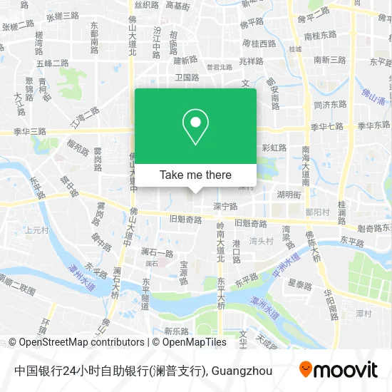 中国银行24小时自助银行(澜普支行) map