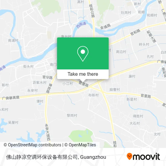 佛山静凉空调环保设备有限公司 map
