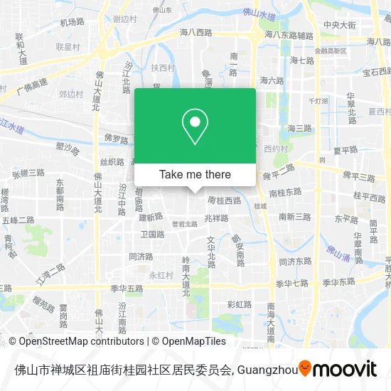 佛山市禅城区祖庙街桂园社区居民委员会 map