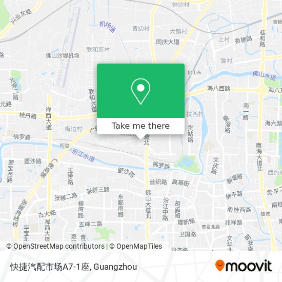 快捷汽配市场A7-1座 map