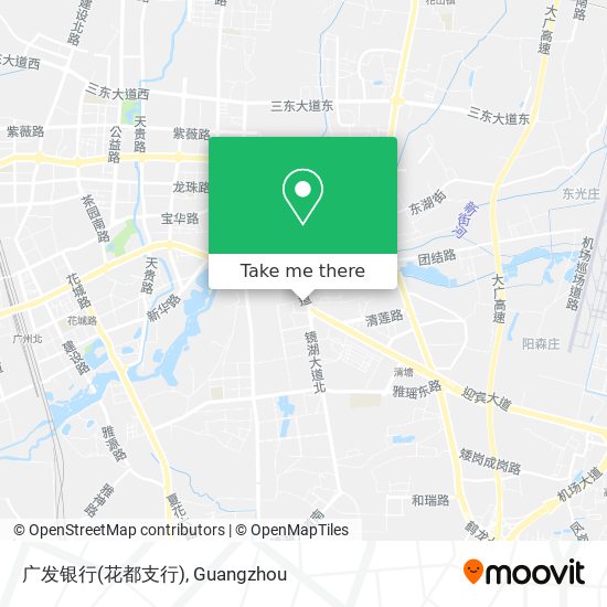 广发银行(花都支行) map