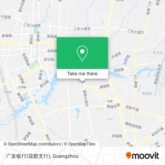 广发银行(花都支行) map