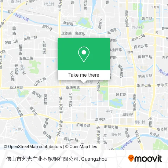 佛山市艺光广业不锈钢有限公司 map
