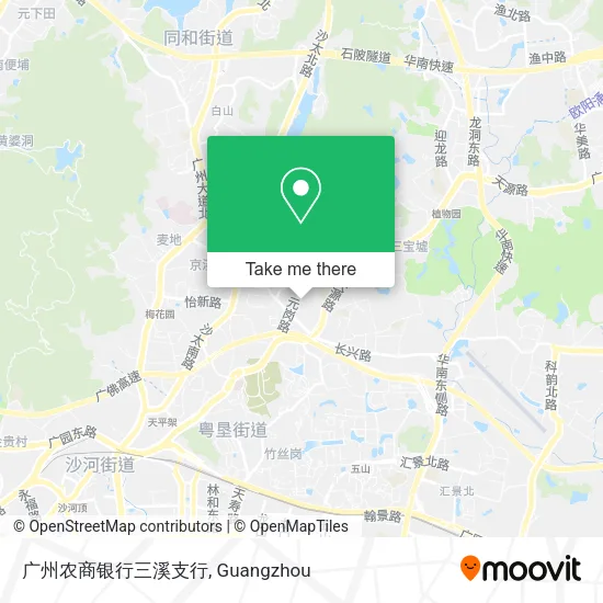 广州农商银行三溪支行 map
