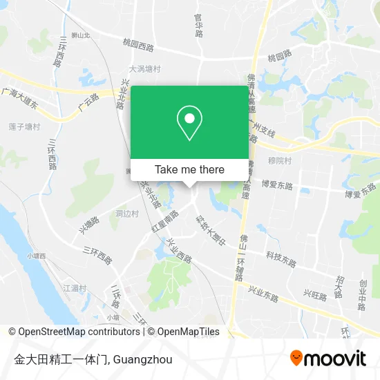 金大田精工一体门 map