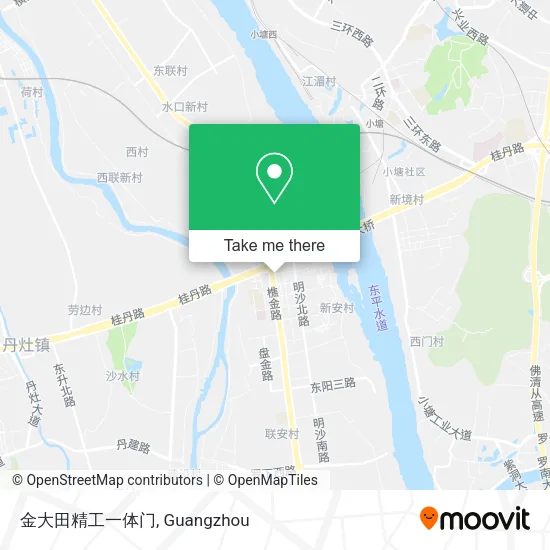 金大田精工一体门 map