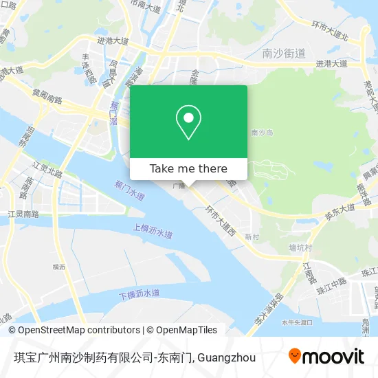 琪宝广州南沙制药有限公司-东南门 map