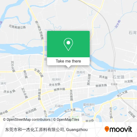 东莞市和一杰化工原料有限公司 map