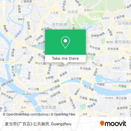 麦当劳(广百店)-公共厕所 map