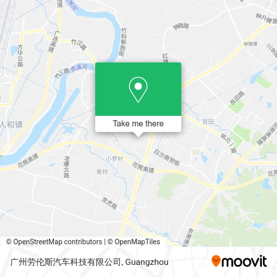 广州劳伦斯汽车科技有限公司 map