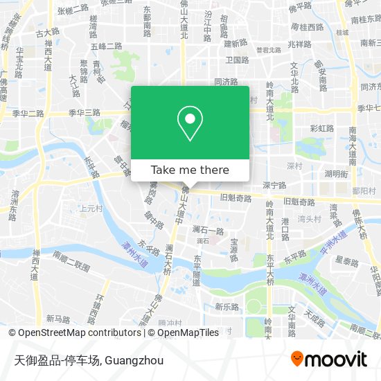 天御盈品-停车场 map
