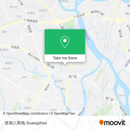 星期八商场 map