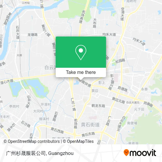 广州杉晟服装公司 map