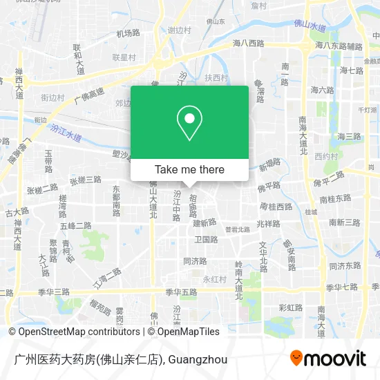 广州医药大药房(佛山亲仁店) map