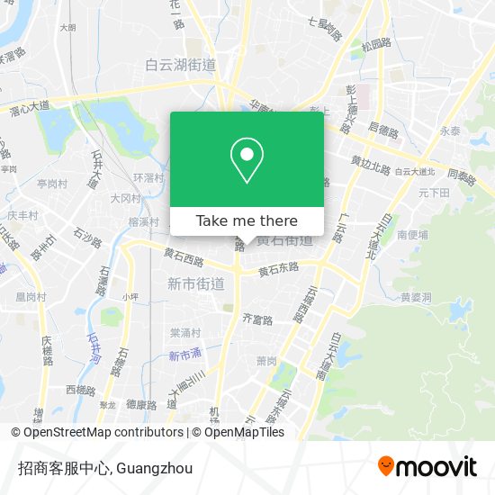 招商客服中心 map