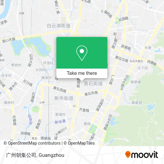 广州朝集公司 map