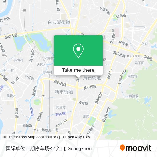 国际单位二期停车场-出入口 map