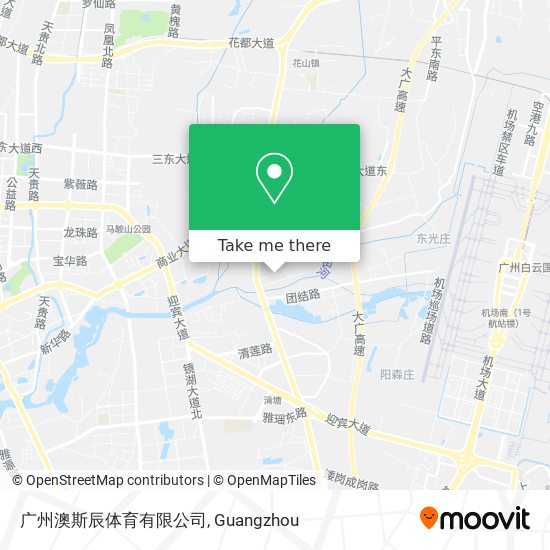 广州澳斯辰体育有限公司 map