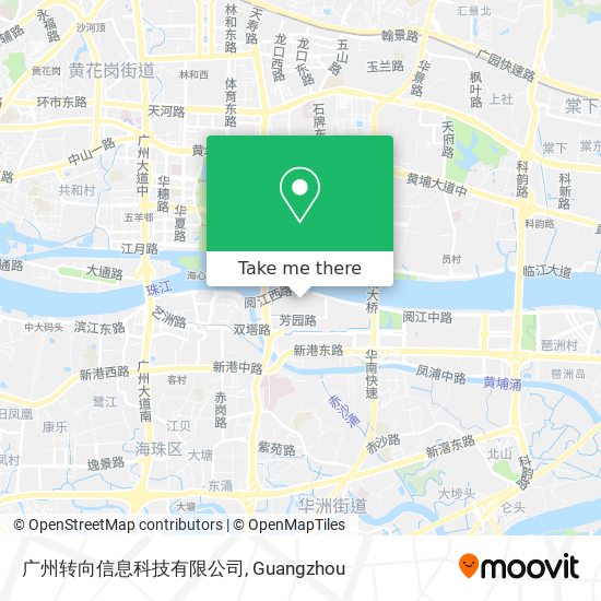 广州转向信息科技有限公司 map