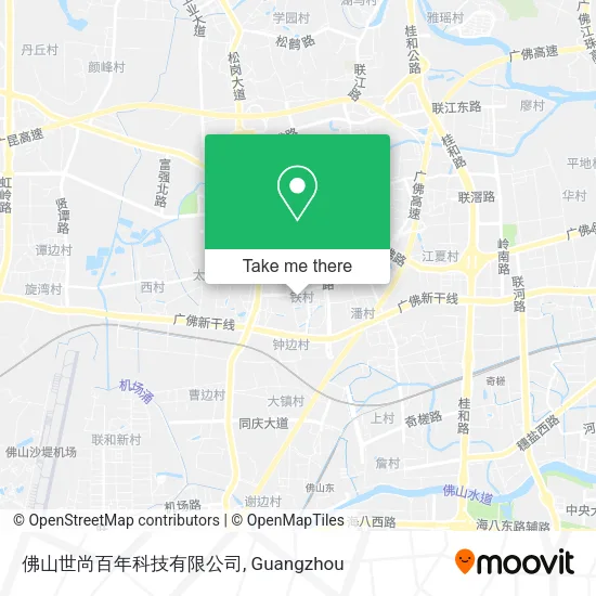 佛山世尚百年科技有限公司 map